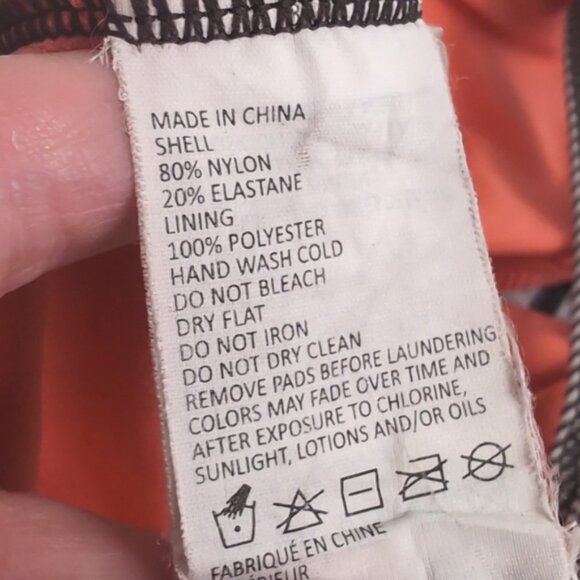 Prana Riviera Dreaming One Piece Swimsuit Strappy Geometric Tummy Control - Picture 14 of 14